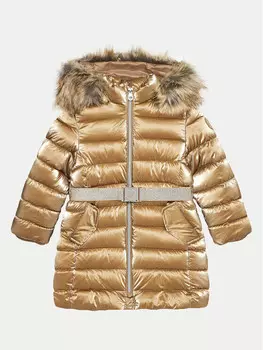 Пуховик стандартного кроя Original Marines, коричневый