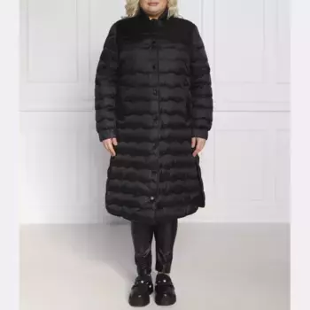 Пуховик стандартного кроя Panda больших размеров Persona By Marina Rinaldi, черный