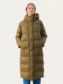 Пуховик стандартного кроя Part Two, зеленый