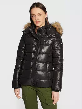 Пуховик стандартного кроя Pepe Jeans, черный