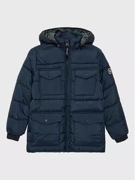 Пуховик стандартного кроя Pepe Jeans, синий