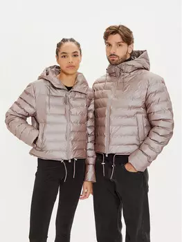 Пуховик стандартного кроя Rains, фиолетовый