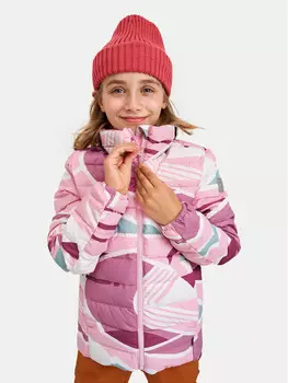 Пуховик стандартного кроя Reima, розовый