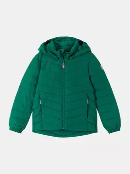 Пуховик стандартного кроя Reima, зеленый