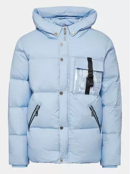 Пуховик стандартного кроя Richmond X, синий