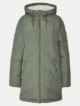 Пуховик стандартного кроя Roxy, зеленый