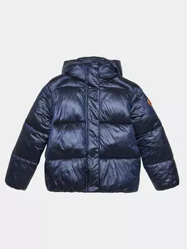 Пуховик стандартного кроя Save The Duck, синий