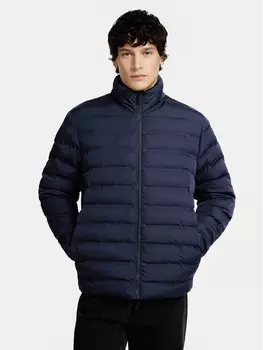 Пуховик стандартного кроя Selected Homme, синий