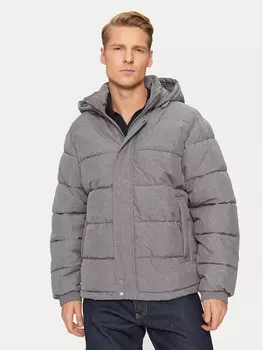 Пуховик стандартного кроя Sisley, серый