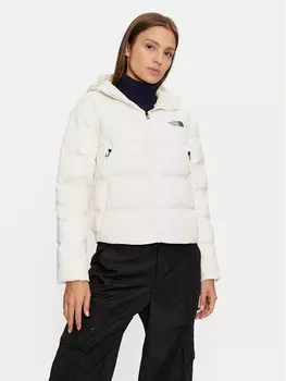 Пуховик стандартного кроя The North Face, бежевый