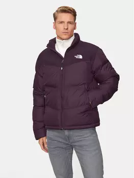 Пуховик стандартного кроя The North Face, фиолетовый