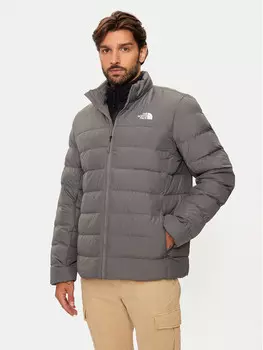Пуховик стандартного кроя The North Face, серый