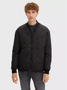 Пуховик стандартного кроя Tom Tailor Denim, черный