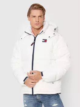 Пуховик стандартного кроя Tommy Jeans, белый