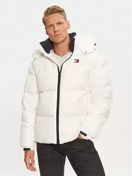 Пуховик стандартного кроя Tommy Jeans, белый