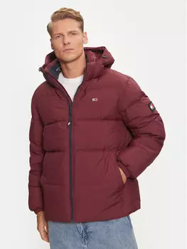 Пуховик стандартного кроя Tommy Jeans, красный