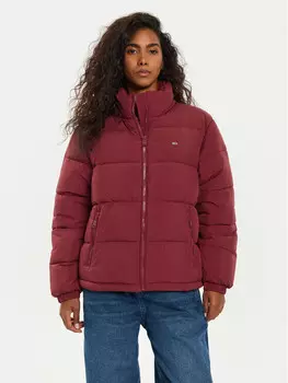 Пуховик стандартного кроя Tommy Jeans, красный