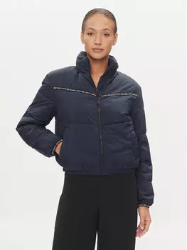 Пуховик стандартного кроя Tommy Jeans, синий