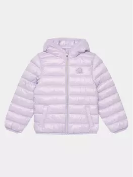 Пуховик стандартного кроя United Colors Of Benetton, фиолетовый