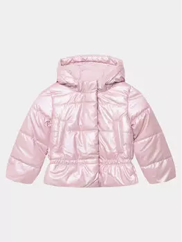 Пуховик стандартного кроя United Colors Of Benetton, розовый