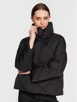 Пуховик стандартного кроя United Colors Of Benetton, черный