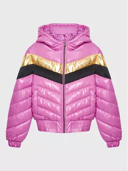 Пуховик стандартного кроя United Colors Of Benetton, розовый