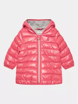 Пуховик стандартного кроя United Colors Of Benetton, розовый