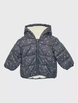 Пуховик стандартного кроя United Colors Of Benetton, серый