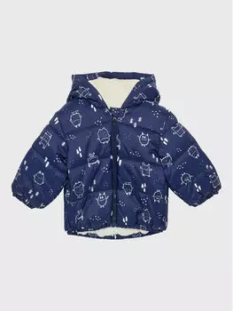Пуховик стандартного кроя United Colors Of Benetton, синий