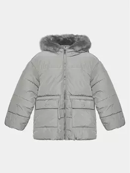 Пуховик стандартного кроя United Colors Of Benetton, серый