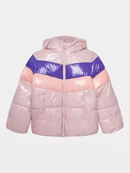 Пуховик стандартного кроя United Colors Of Benetton, розовый