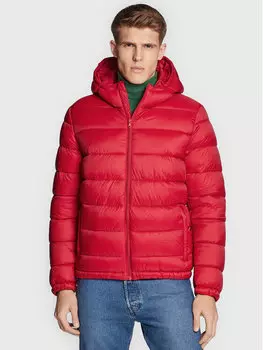 Пуховик стандартного кроя United Colors Of Benetton, красный