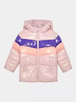 Пуховик стандартного кроя United Colors Of Benetton, розовый