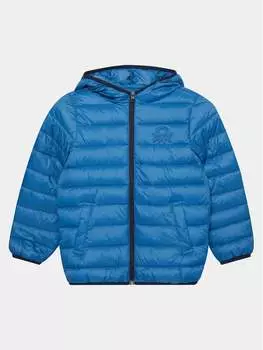 Пуховик стандартного кроя United Colors Of Benetton, синий