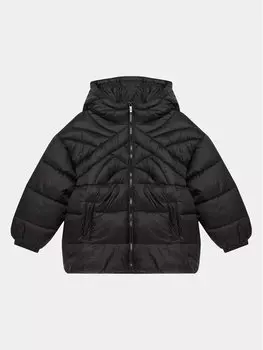 Пуховик стандартного кроя United Colors Of Benetton, черный