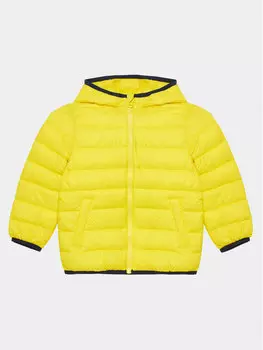 Пуховик стандартного кроя United Colors Of Benetton, желтый