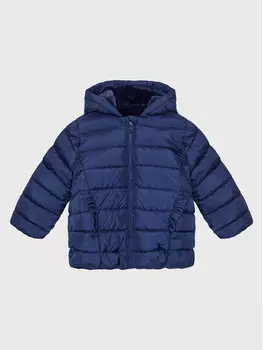 Пуховик стандартного кроя United Colors Of Benetton, синий