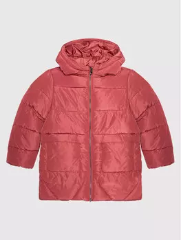 Пуховик стандартного кроя United Colors Of Benetton, розовый