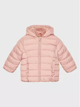 Пуховик стандартного кроя United Colors Of Benetton, розовый