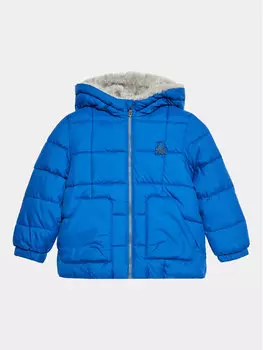 Пуховик стандартного кроя United Colors Of Benetton, синий