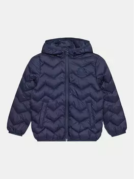 Пуховик стандартного кроя United Colors Of Benetton, синий