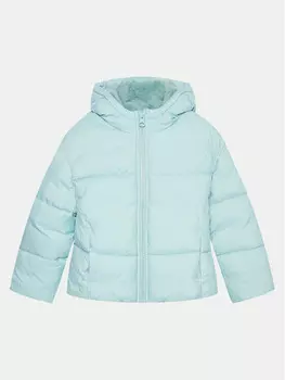 Пуховик стандартного кроя United Colors Of Benetton, зеленый