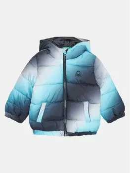 Пуховик стандартного кроя United Colors Of Benetton, серый