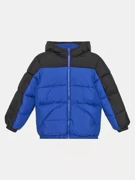 Пуховик стандартного кроя United Colors Of Benetton, синий