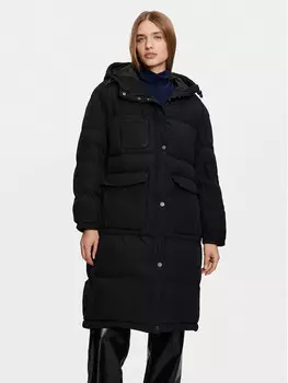 Пуховик стандартного кроя United Colors Of Benetton, черный