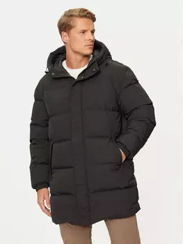 Пуховик стандартного кроя United Colors Of Benetton, черный