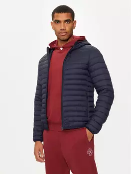 Пуховик стандартного кроя United Colors Of Benetton, синий