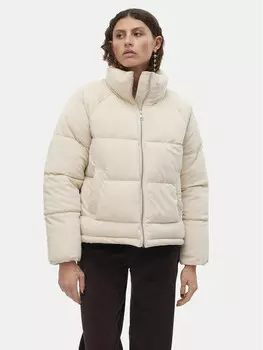 Пуховик стандартного кроя Vero Moda, бежевый