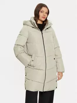 Пуховик стандартного кроя Vero Moda, бежевый