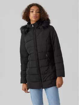 Пуховик стандартного кроя Vero Moda, черный